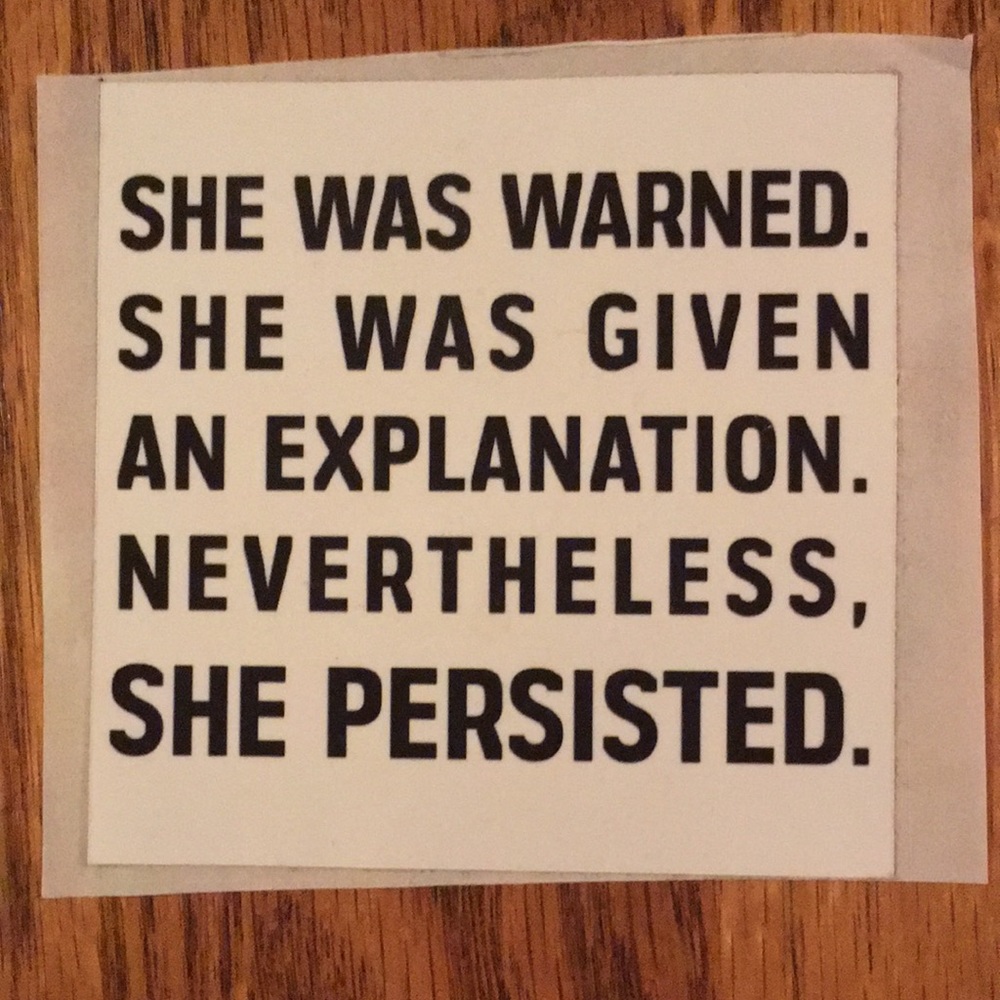 Elizabeth Warren sticker
